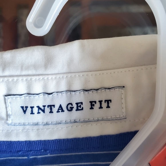 American Eagle Outfitters Vintage Blue Mens Dress Shirt - Picture 4 of 5